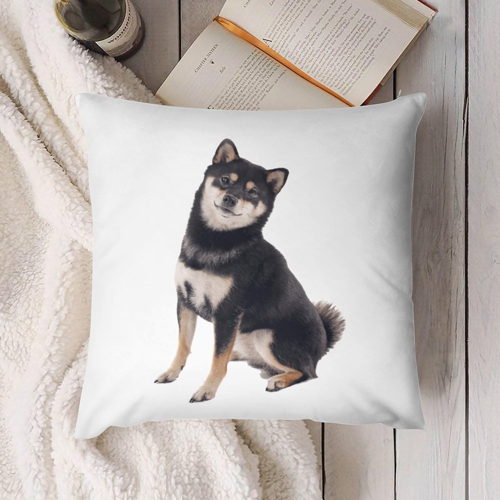 dogページ 柴犬デザイン クッション 60cm Shitamachi （Amazon.co.jp